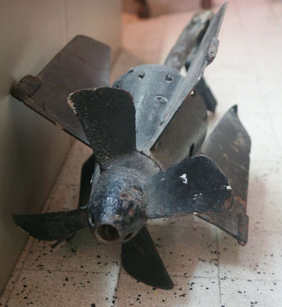 Torpedo motor from sinking of Cornwallis