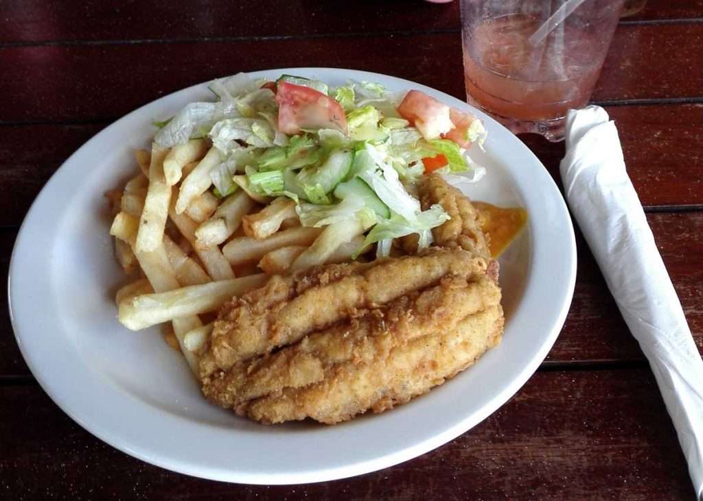 Bajan Flying Fish n Chips