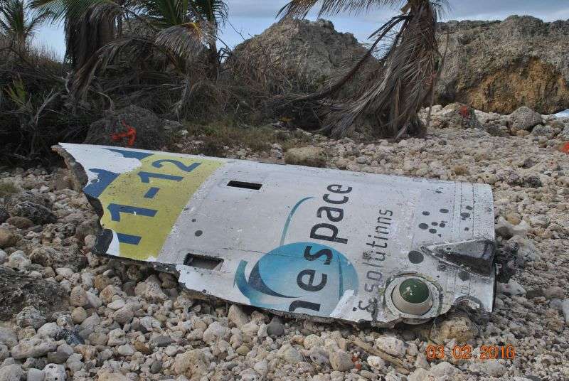 Soyuz flight VS13 washed up debris