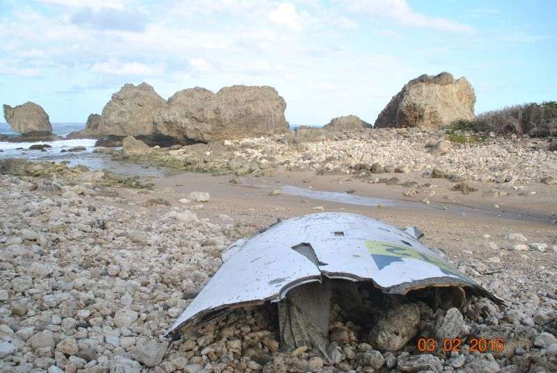 Soyuz flight VS13 washed up debris
