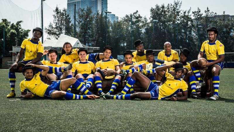 Barbados team - Hong Kong Sevens 2014