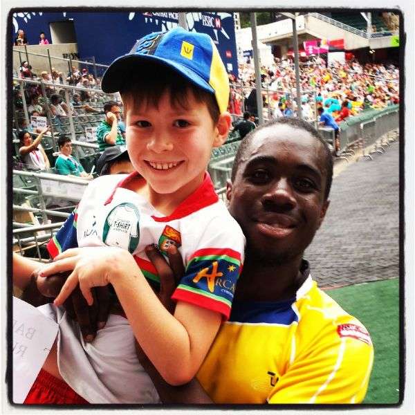 Hong Kong Sevens 2014. Bajan sports ambassadors