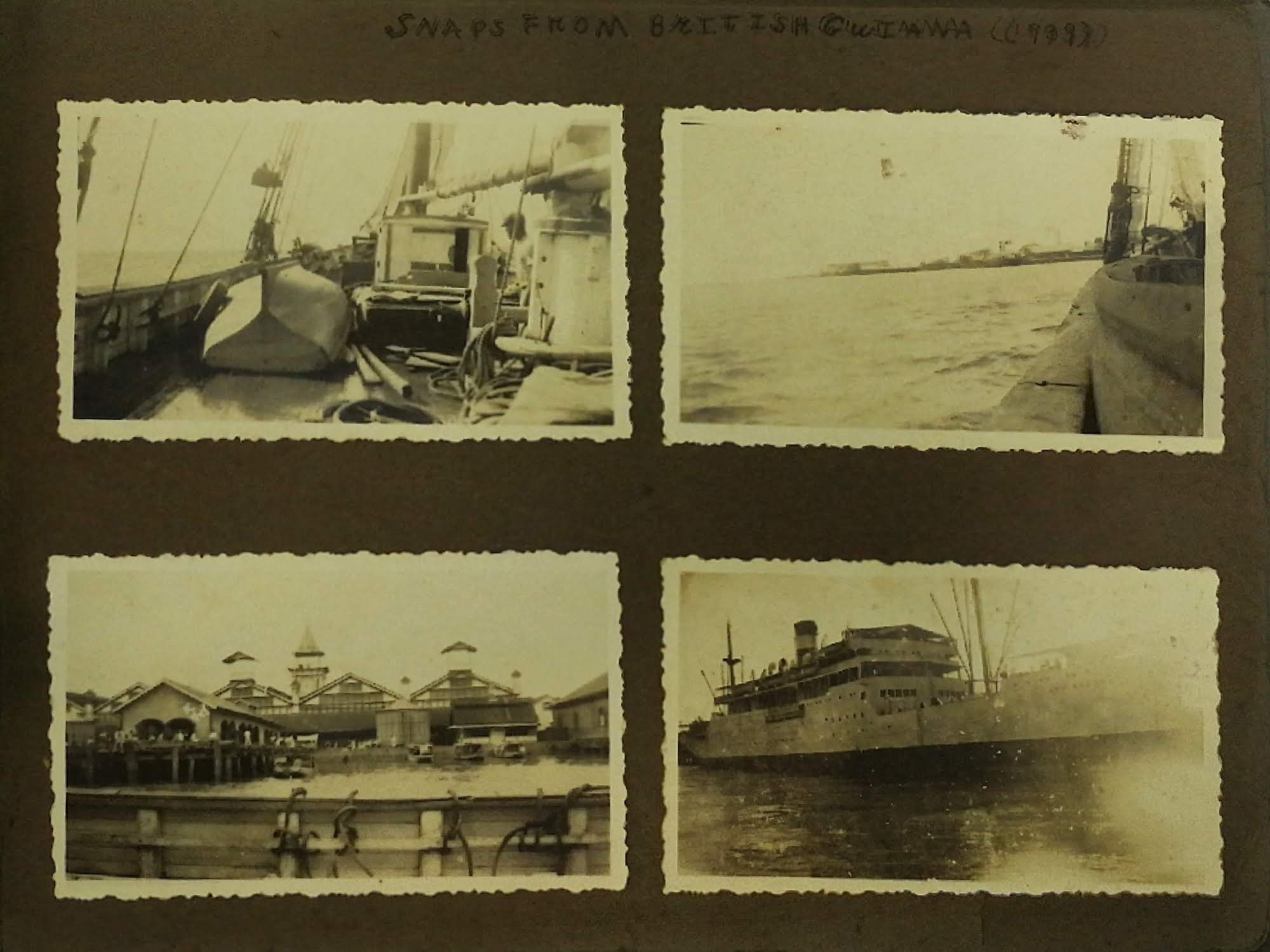 A sailing trip aboard the schooner Mary M Lewis from Bridgetown to Georgetown – Summer 1939.
