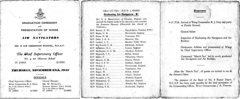 Errol Barrow Presentation of Wings to Air Navigators 25 Nov 1943
