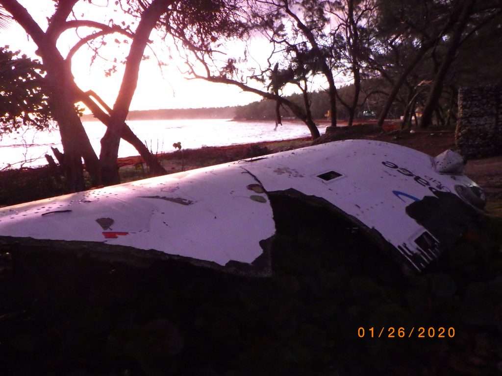 Soyuz flight VS23 washed up payload fairing - Bath
