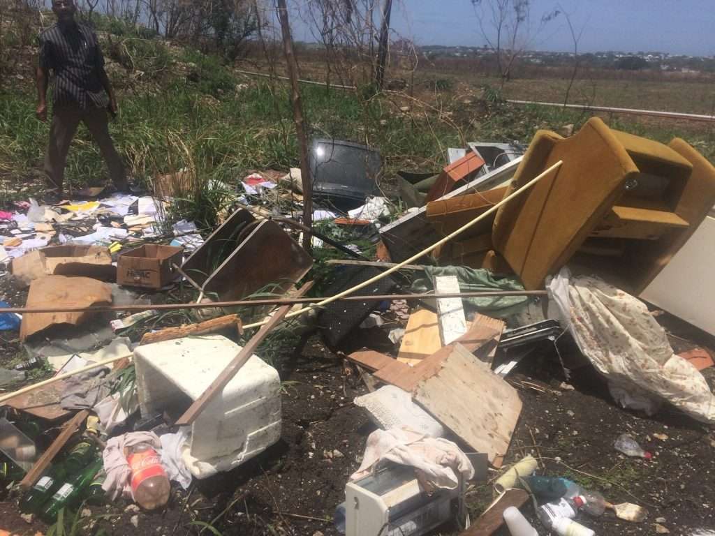Clean pp Barbados. Barbados is being spoilt by ecologically uncaring, illegal and unscrupulous fly tippers