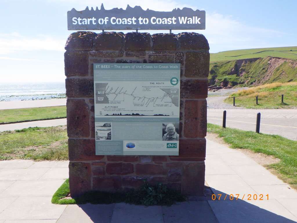 Wainwright Coast to Coast walk St. Bees to Robin Hood’s Bay - Day 1