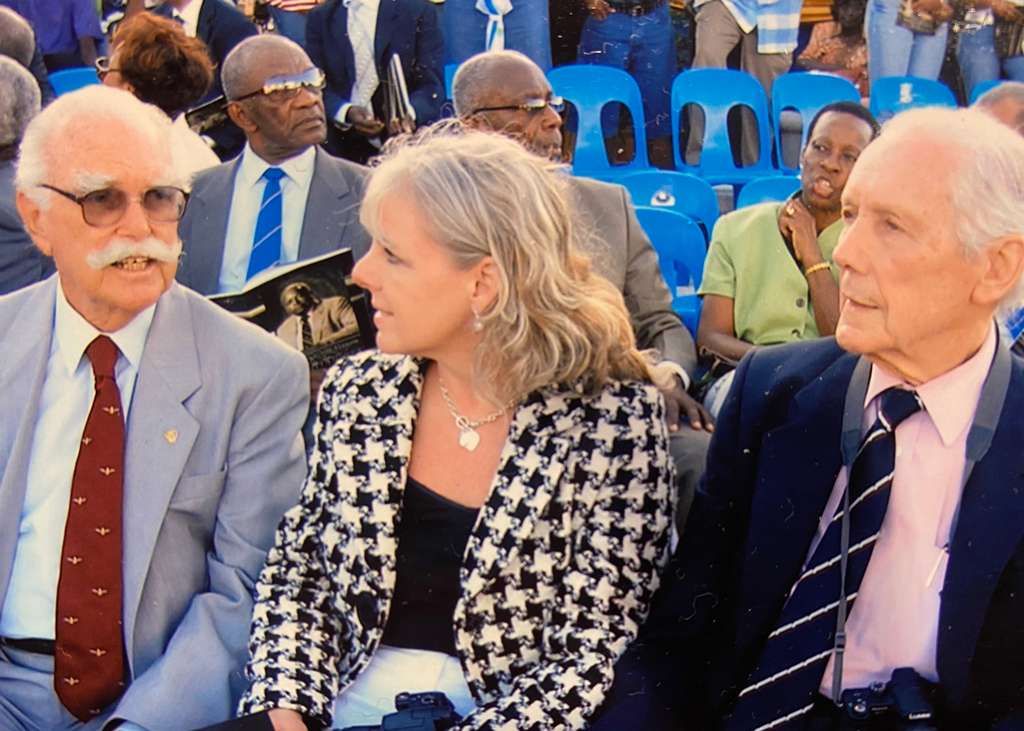 Unveiling of Errol Barrow bronze statue by Ricky George on 21 January 2007