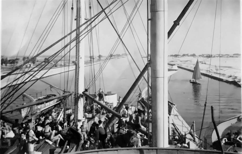 Leo Schultz photos album - Post WWII Homeward bound