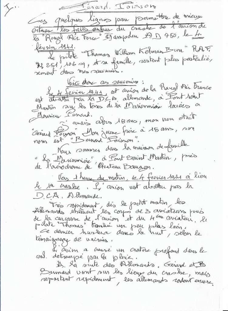 Bernard Poisson and Gérard Poisson testimony