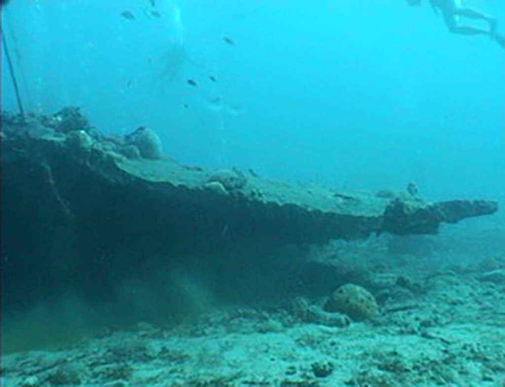 Moving the riveted steel bulkhead from the Cornwallis