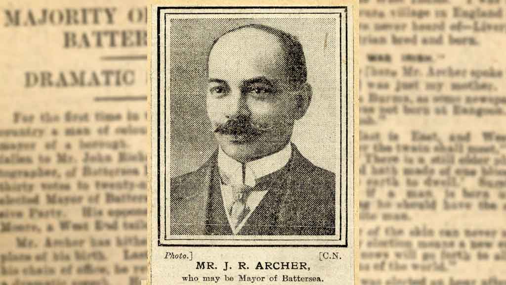 John R Archer Mayor of Battersea 1913