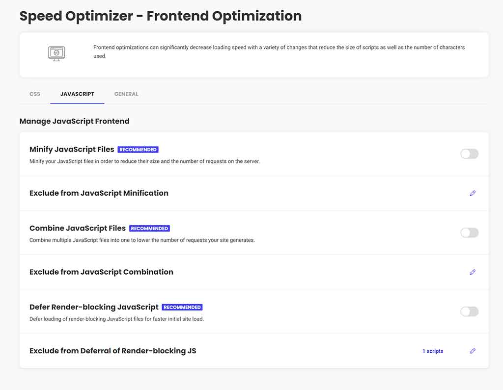 BajanThings - Increasing mobile PageSpeed results