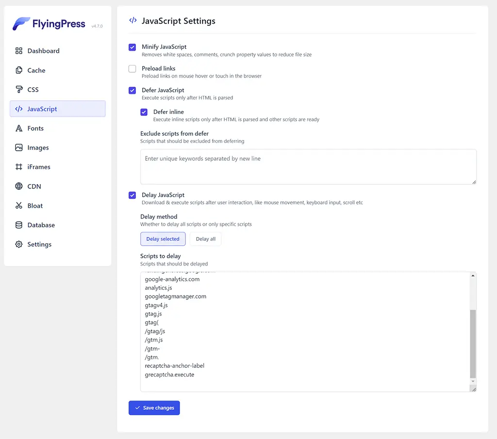 BajanThings - Increasing mobile PageSpeed results