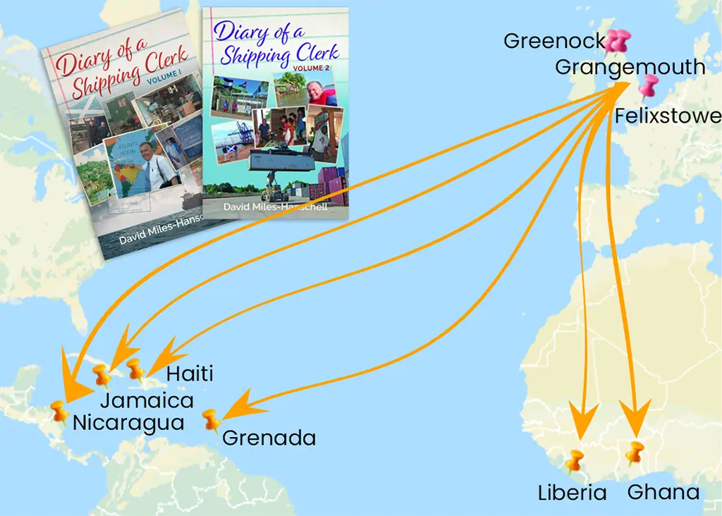 David Miles-Hanschell’s book series: Diary of a Shipping Clerk…