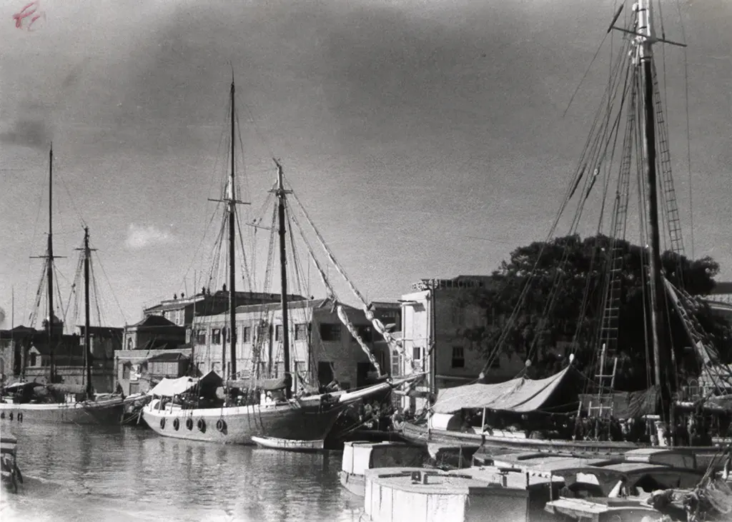 Schooners in the Careenage Bridgetown Barbados