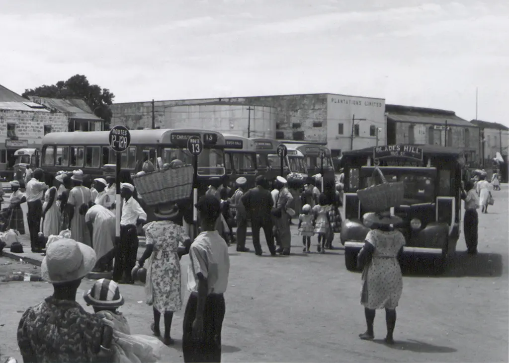 Main bus terminus on Fairchild Street Bridgetown