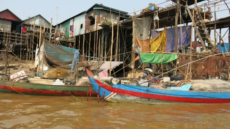 Lake Tonle Sap and Kompoung Pluk