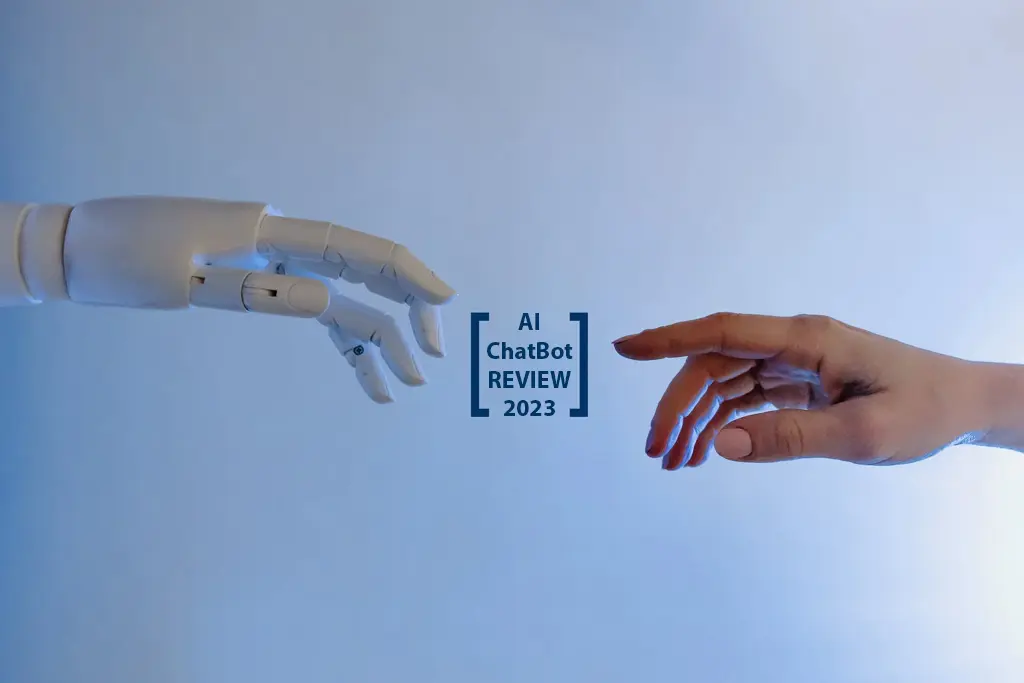 person reaching out to a robot